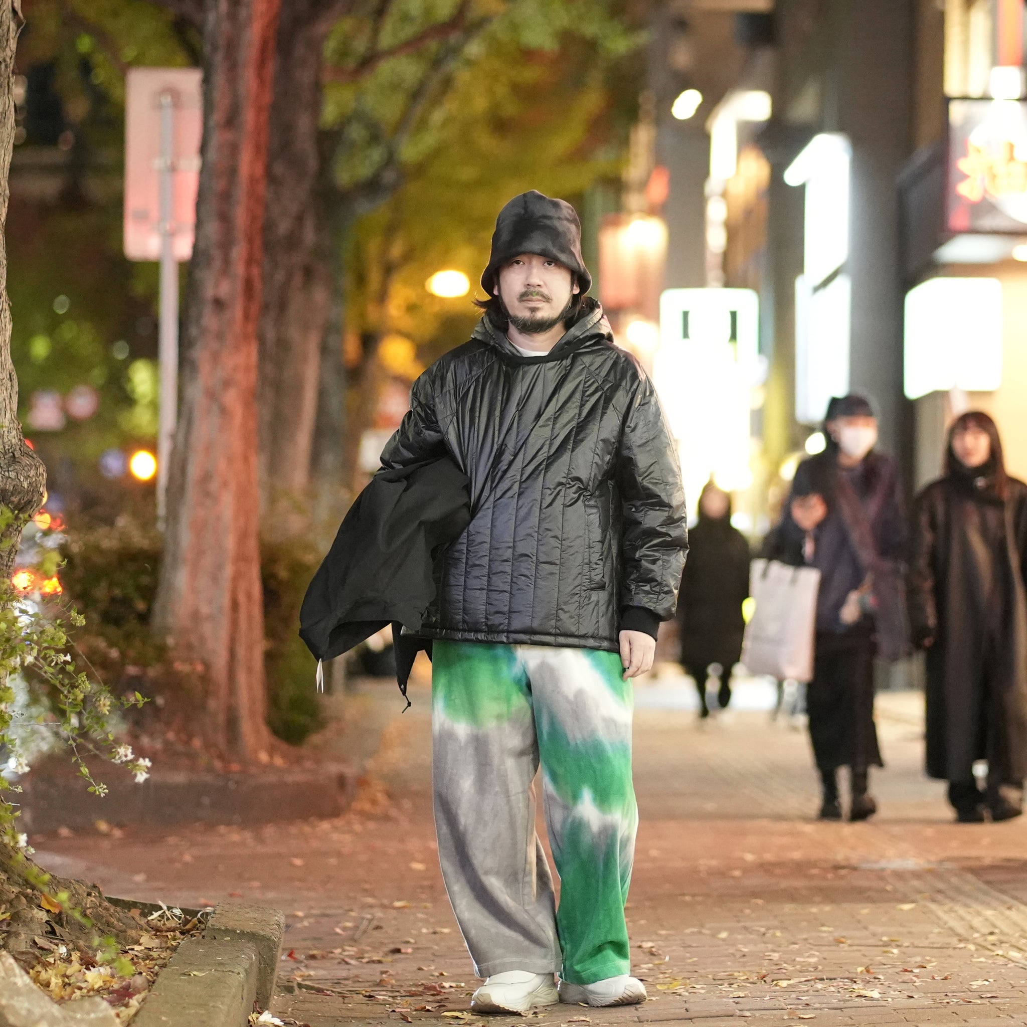 Tiedye Pile Pants | Color:Mix/Coffee【AMBERGLEAM_アンバーグリーム