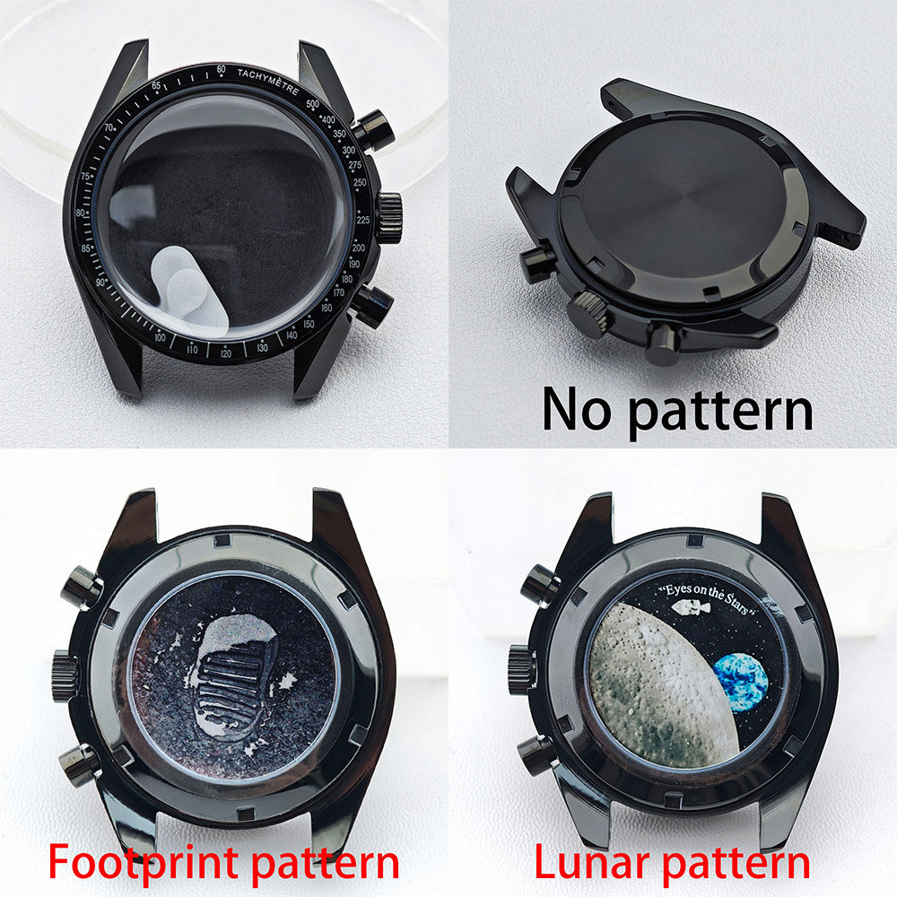 男性用金属ケース,時計ケース20mm,vk63ムーブメントに適合