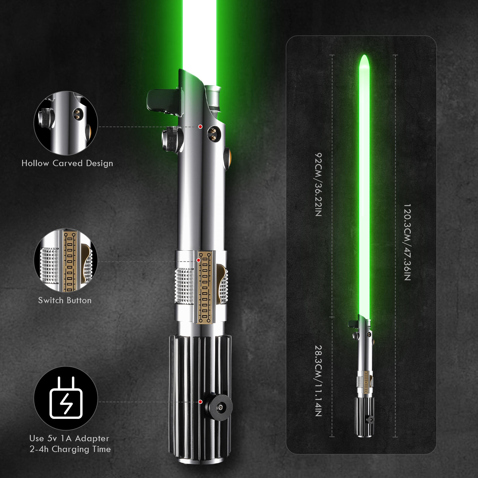 LGT Saberstudio Anakin EP3 Lightsaber Xeno3.0 Bluetooth Infinite