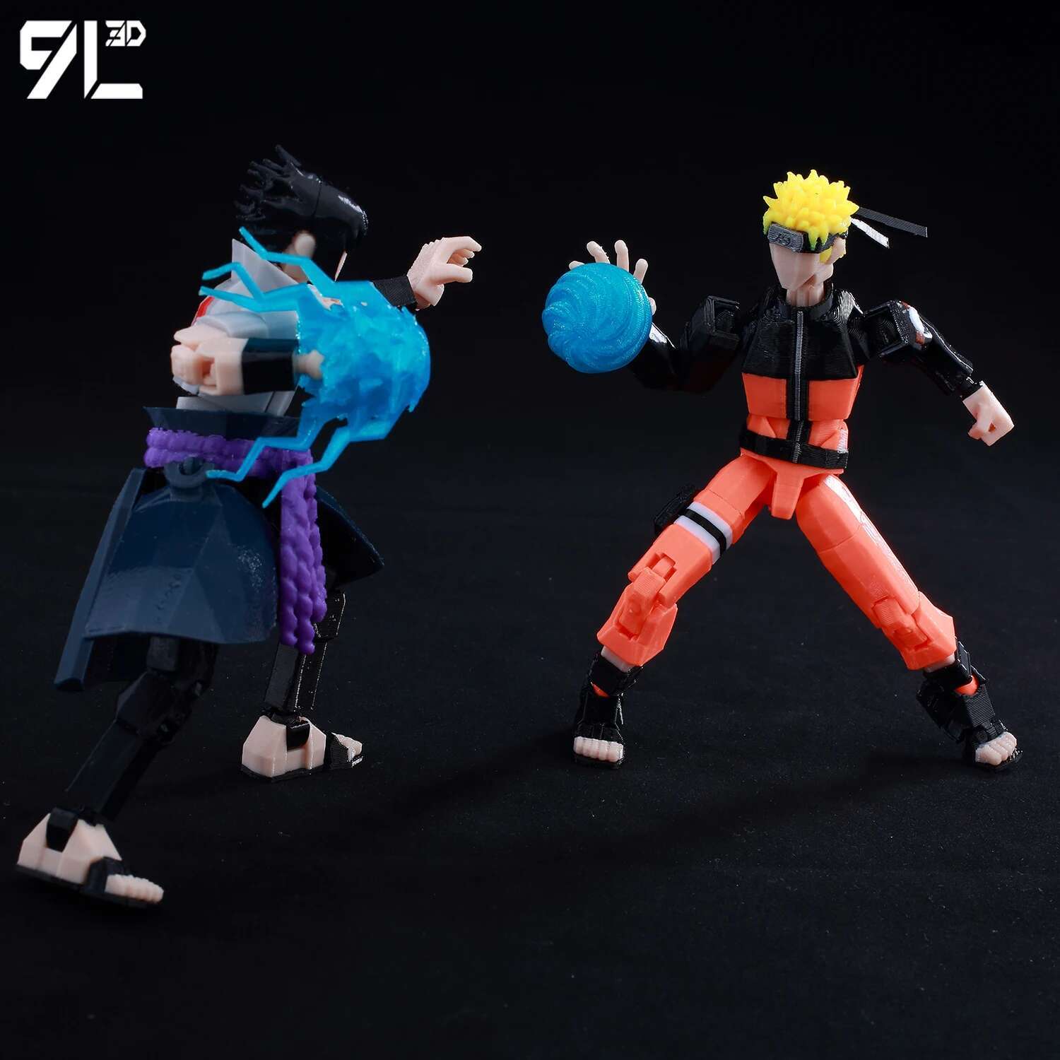 9L3D Lucky13 TITAN13 Rasengan Sasuke Uchiha 3D Figure - Susanoo