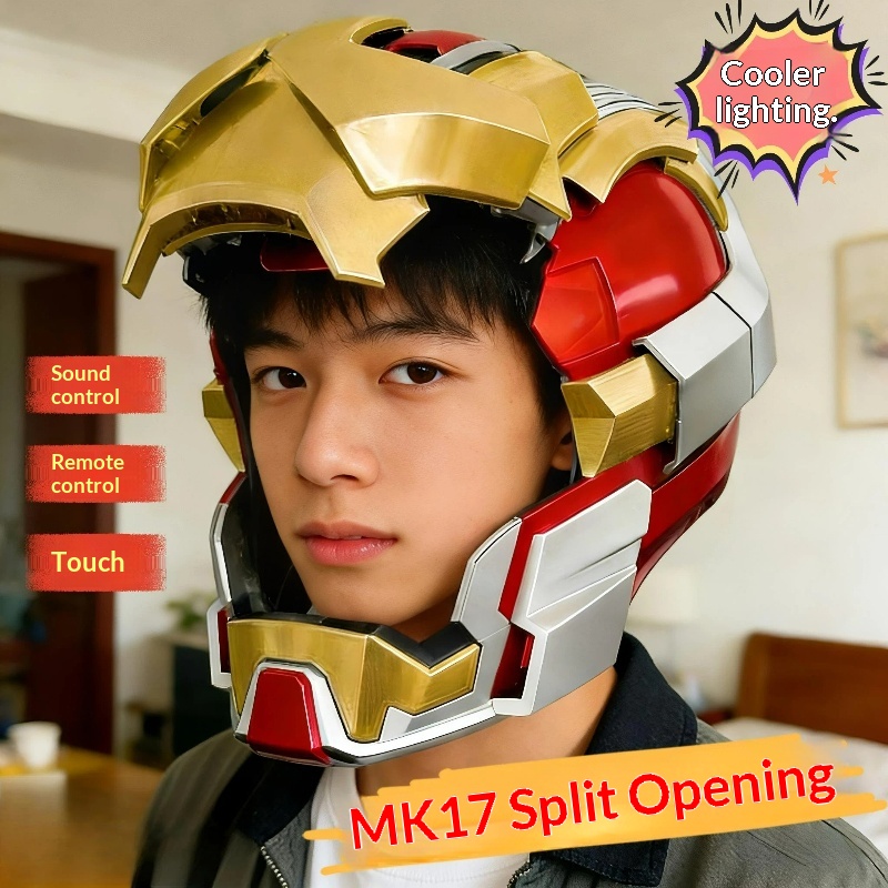 マーベル アイアンマン 1/1 Mk5 mk50 mk17 ヘルメット リモコン＆音声