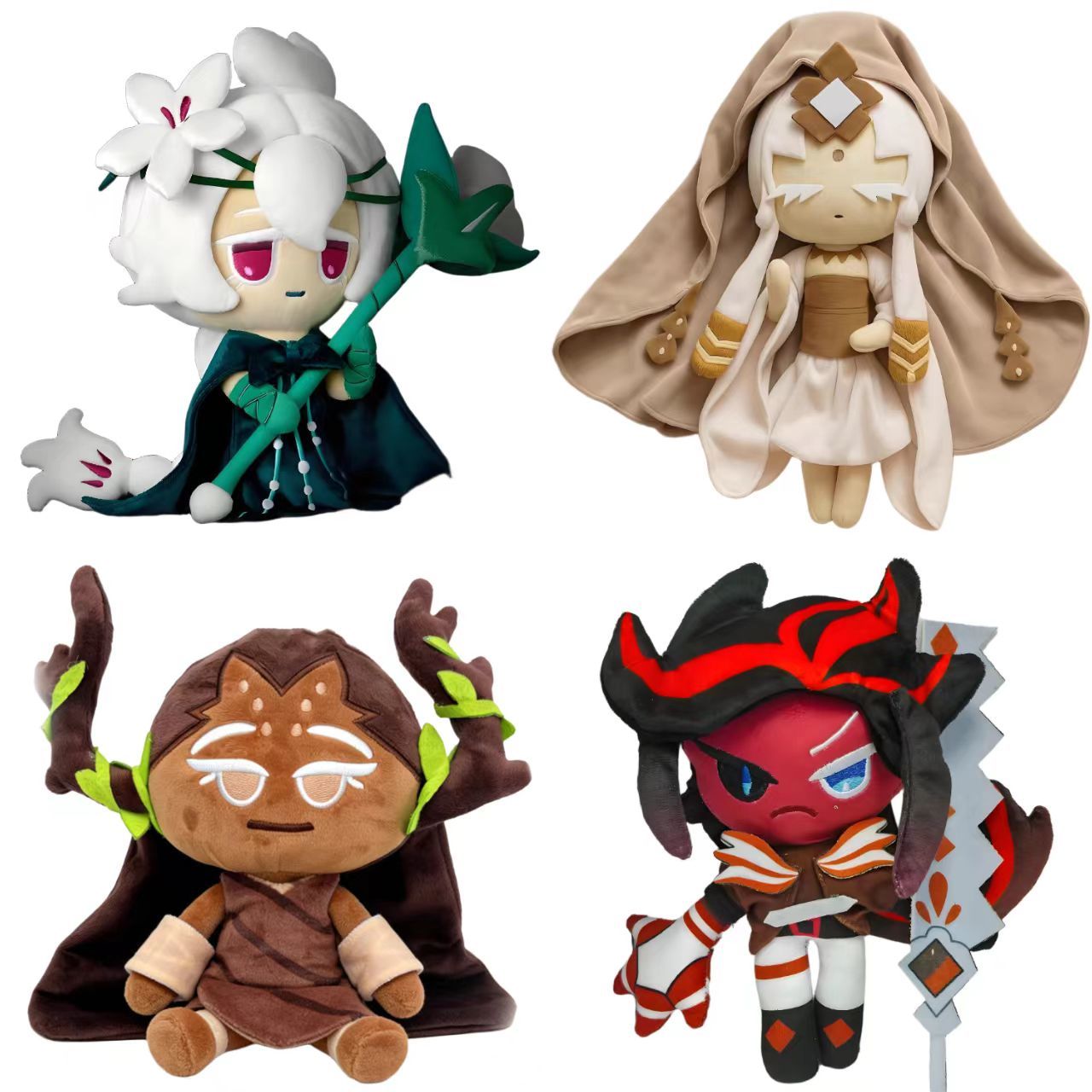 ホワイトリリークッキーぬいぐるみ クッキーランキングダム ホワイト