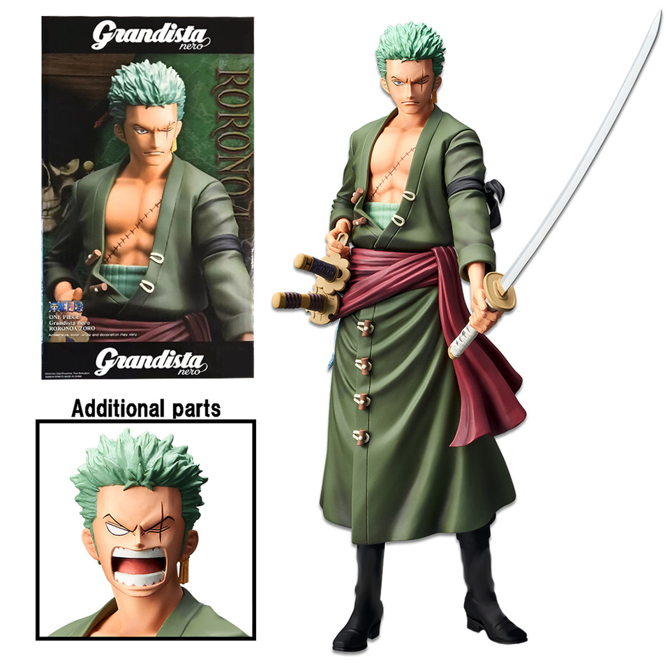 Anime One Piece Grandista Roronoa Zoro Figure 2 Headed Eagle