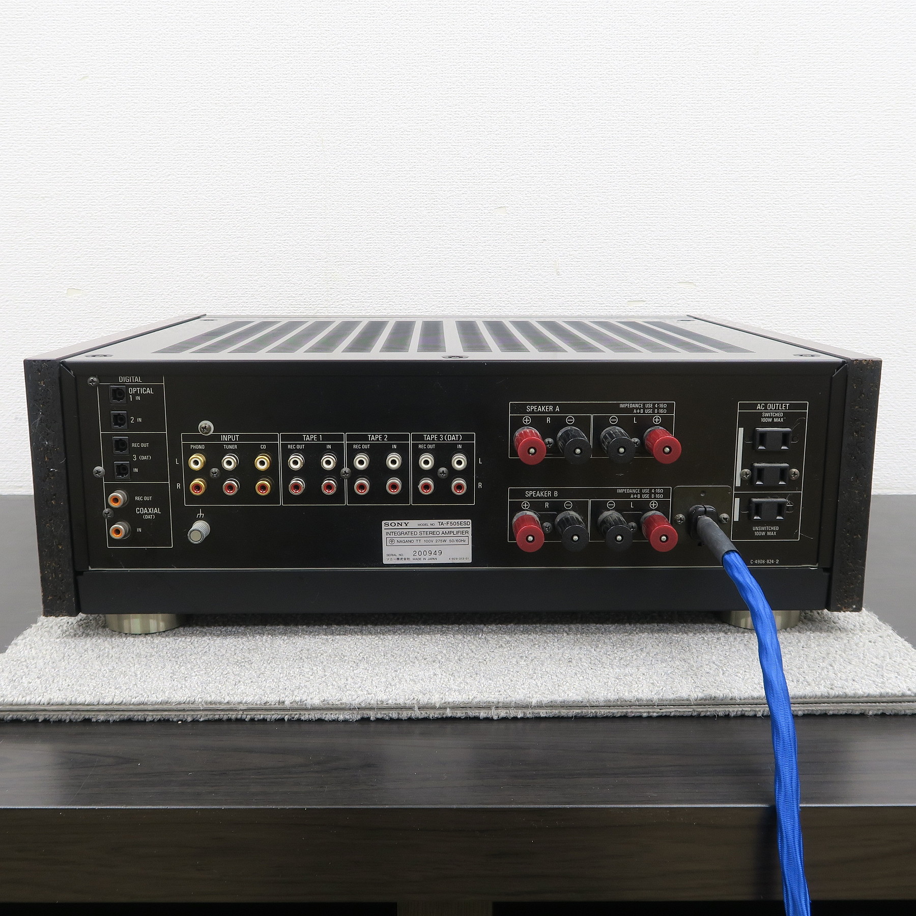 現状】SONY TA-F505ESD プリメインアンプ ソニー @58232 / 中古