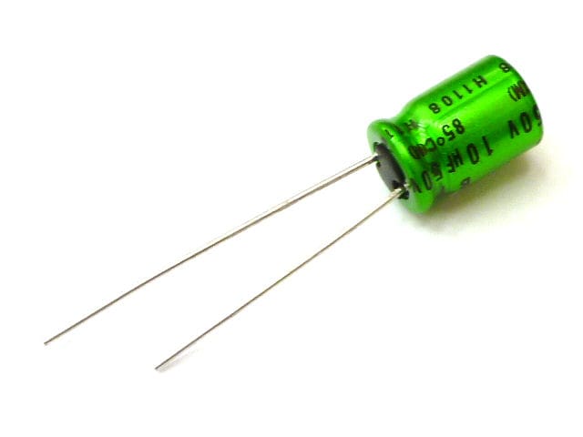 オーディオ用無極性電解コンデンサー10μF50V85℃ ニチコンMUSE・ES