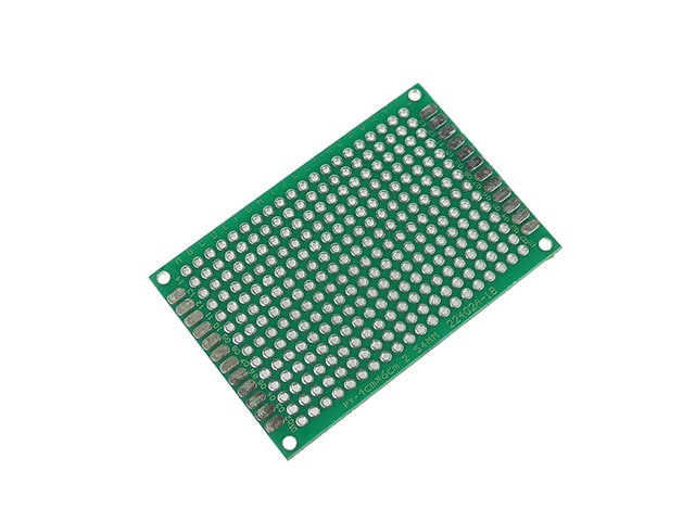 両面スルーホールユニバーサル基板 4*6: 基板・ブレッドボード・ラグ板