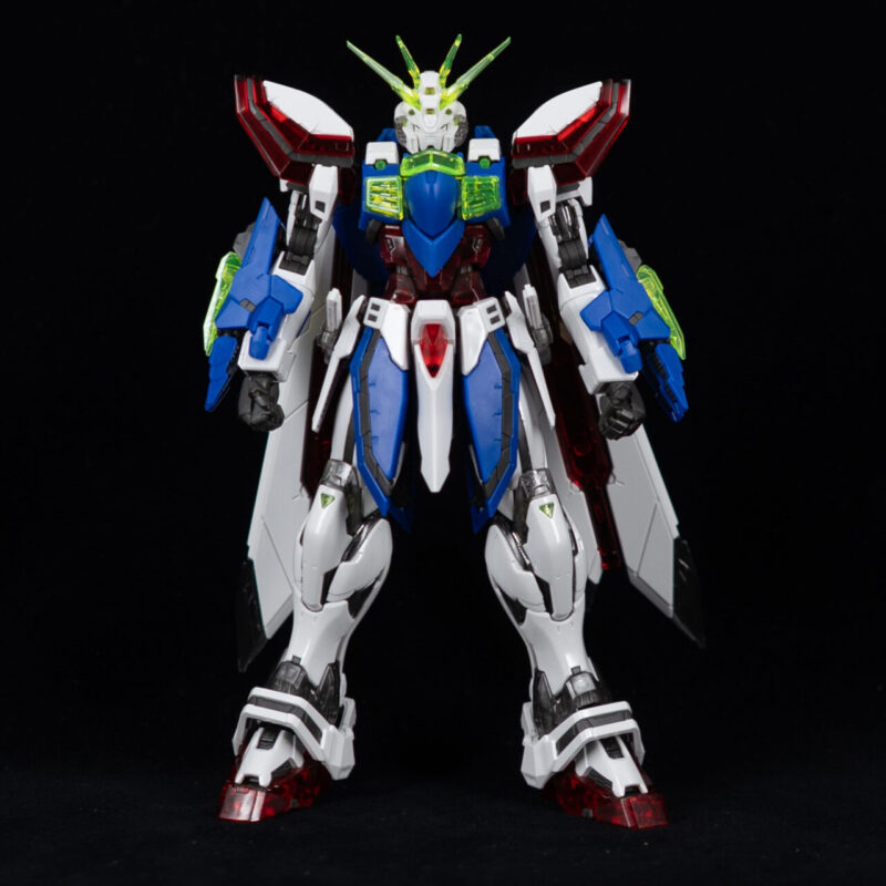 製作代行】バンダイ RG 1/144 ゴッドガンダム ソリッドクリア 完成