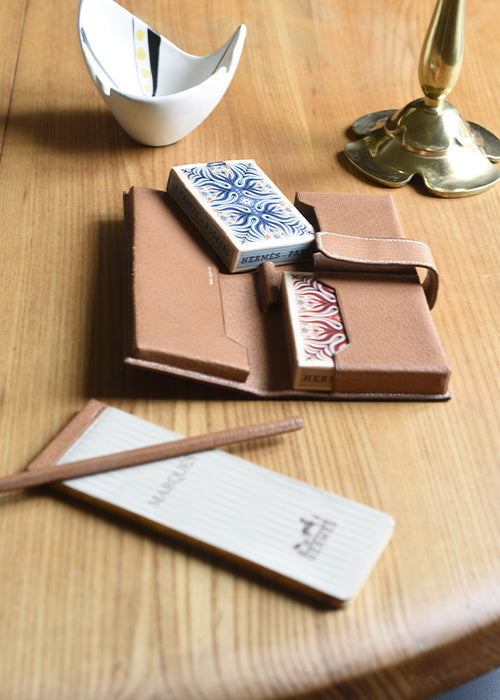 Etui de cartes à jouer Hermès x Cassandre – AIMÉE.AIMER