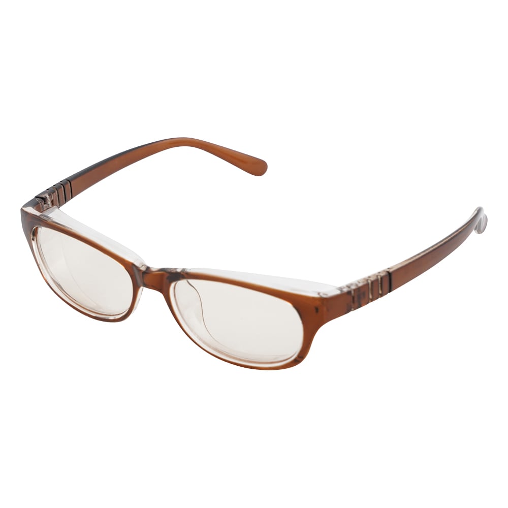 8-7463-09 メオガードナチュラル(術後保護メガネ)M ブラウン(レンズ