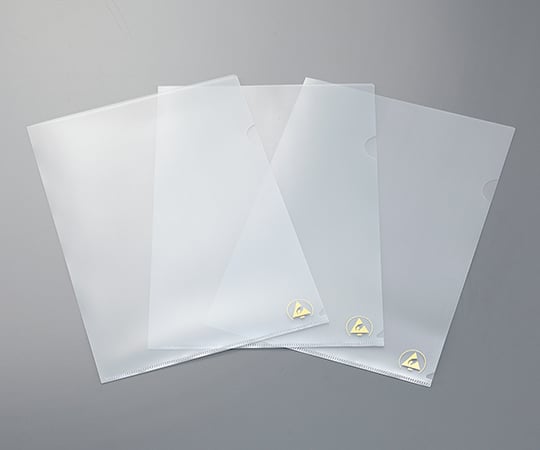 1-4799-61 アズピュアESDクリアファイル A4 10枚入 【AXEL】 アズワン