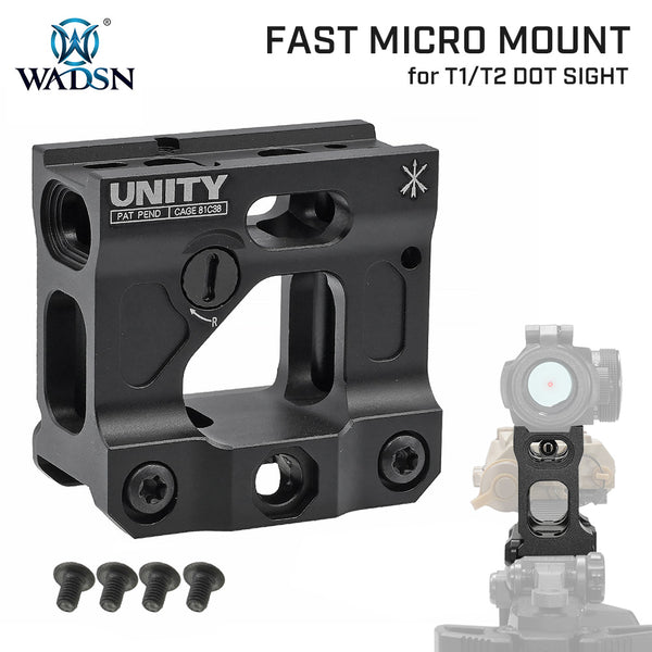 WADSN 製 】T1/T2 ドットサイト対応 UNITY FAST MICRO MOUNT レプリカ