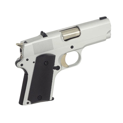 Army Armament デトニクス .45 シルバー GBB エアソフトピストル (ARMY