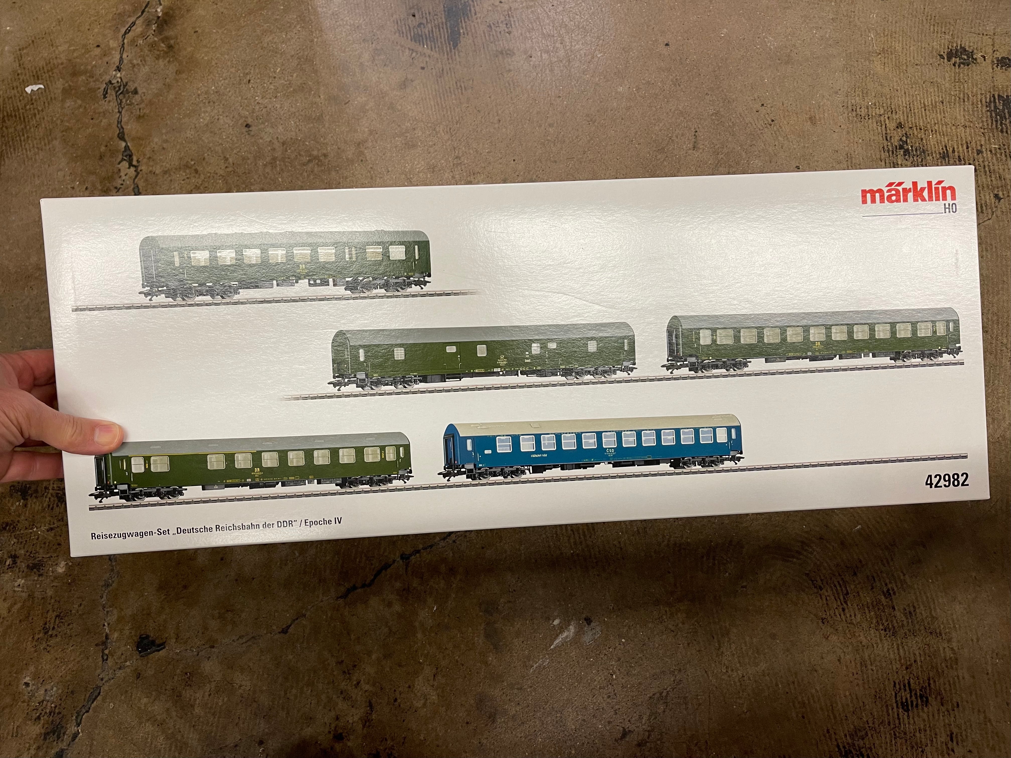 Marklin 42982 GDR German State Railroad Passenger Car Set – Ajckids