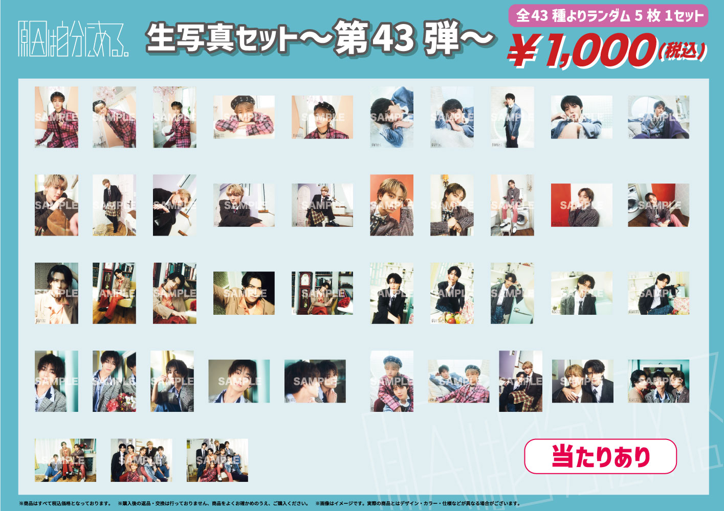 原因は自分にある。「生写真セット-第43弾-」通信販売決定！｜原因は