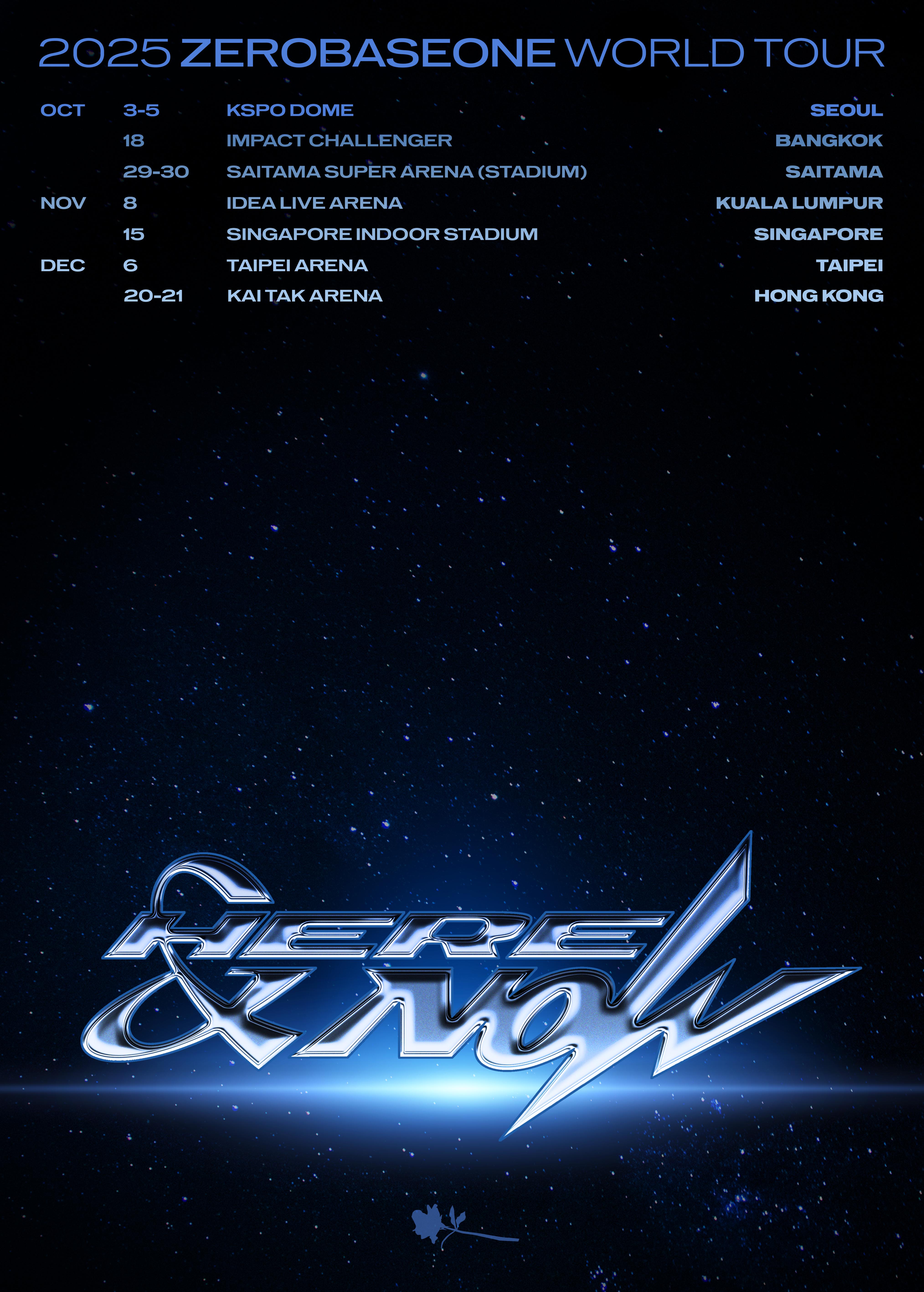 2025 ZEROBASEONE WORLD TOUR [HERE & NOW] 』 開催決定！