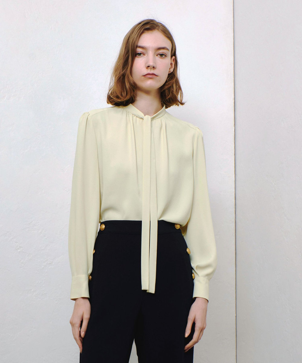 ジョーゼットボウタイブラウス|allureville OFFICIAL SITE / ONLINE