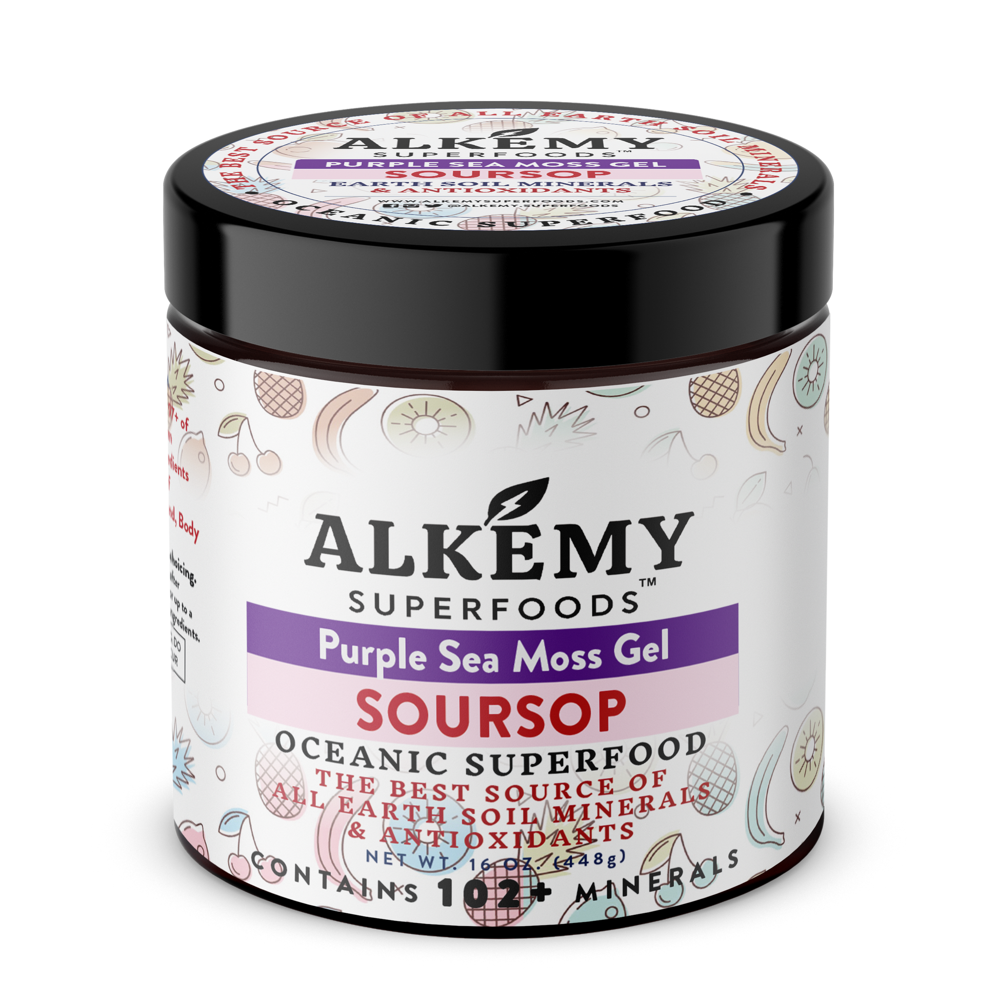 Purple Sea Moss Gel+Soursop – Alkemy Superfoods