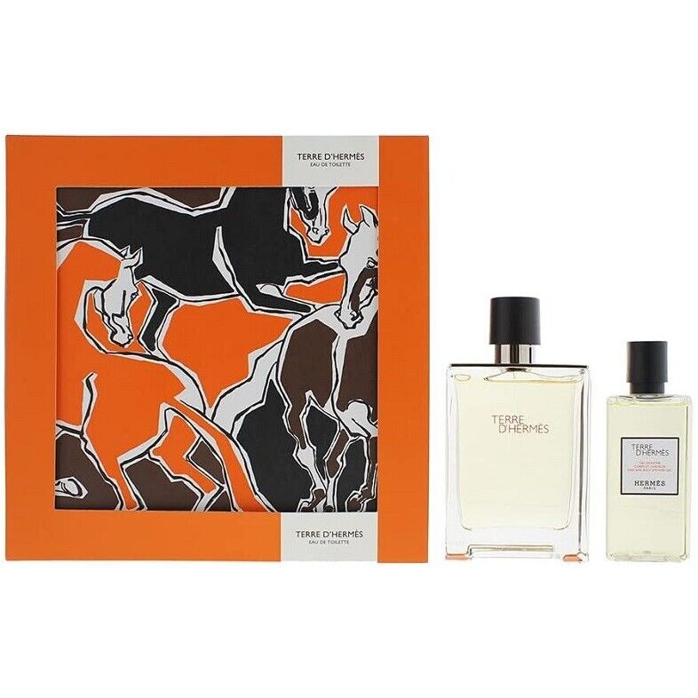 Hermes Terre D'hermes Set For Men EDT 100Ml + S Gel 80Ml