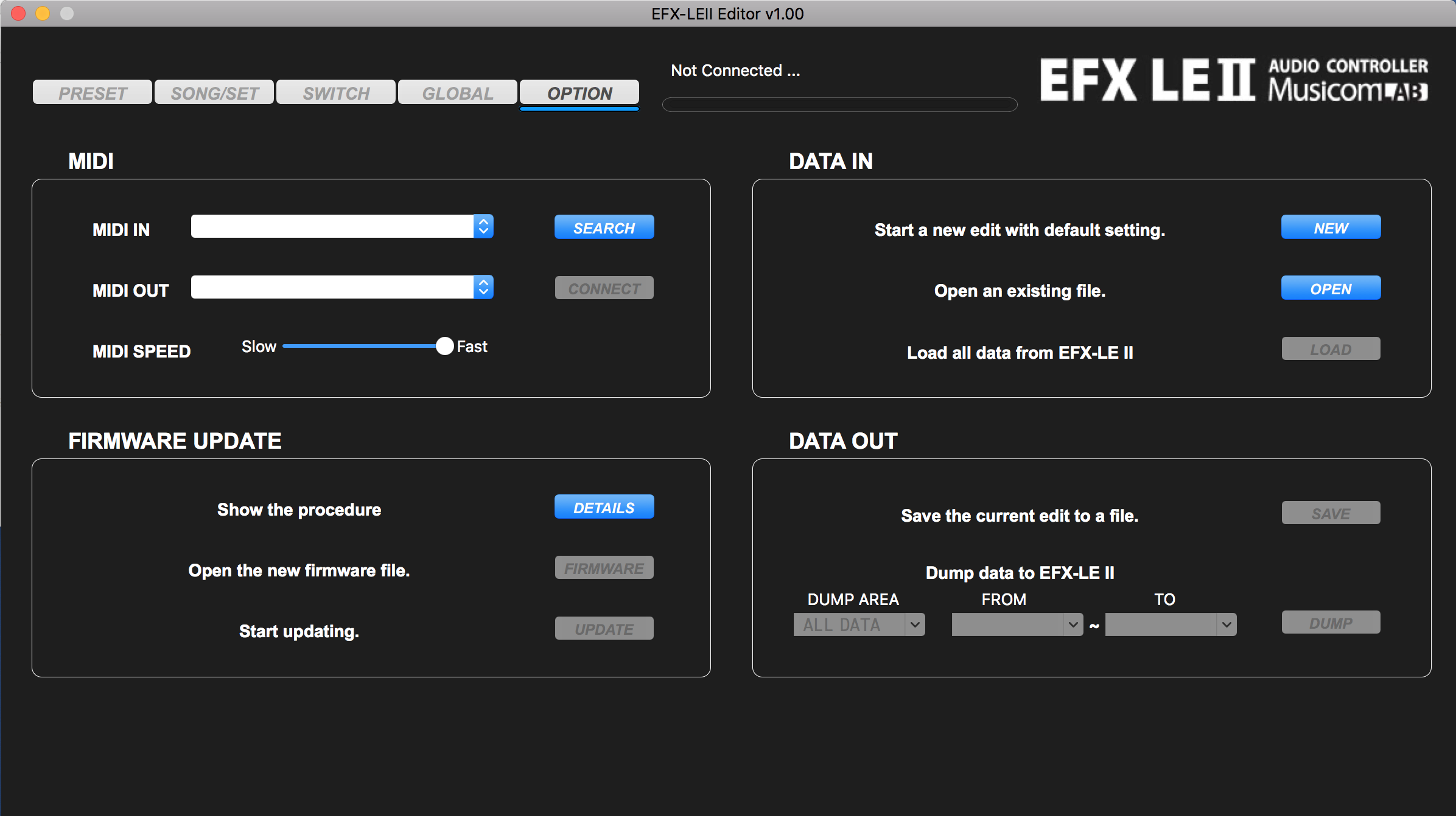 MusicomLAB | EFX-LEⅡ | MIDI ループ・スイッチャー | 製品情報