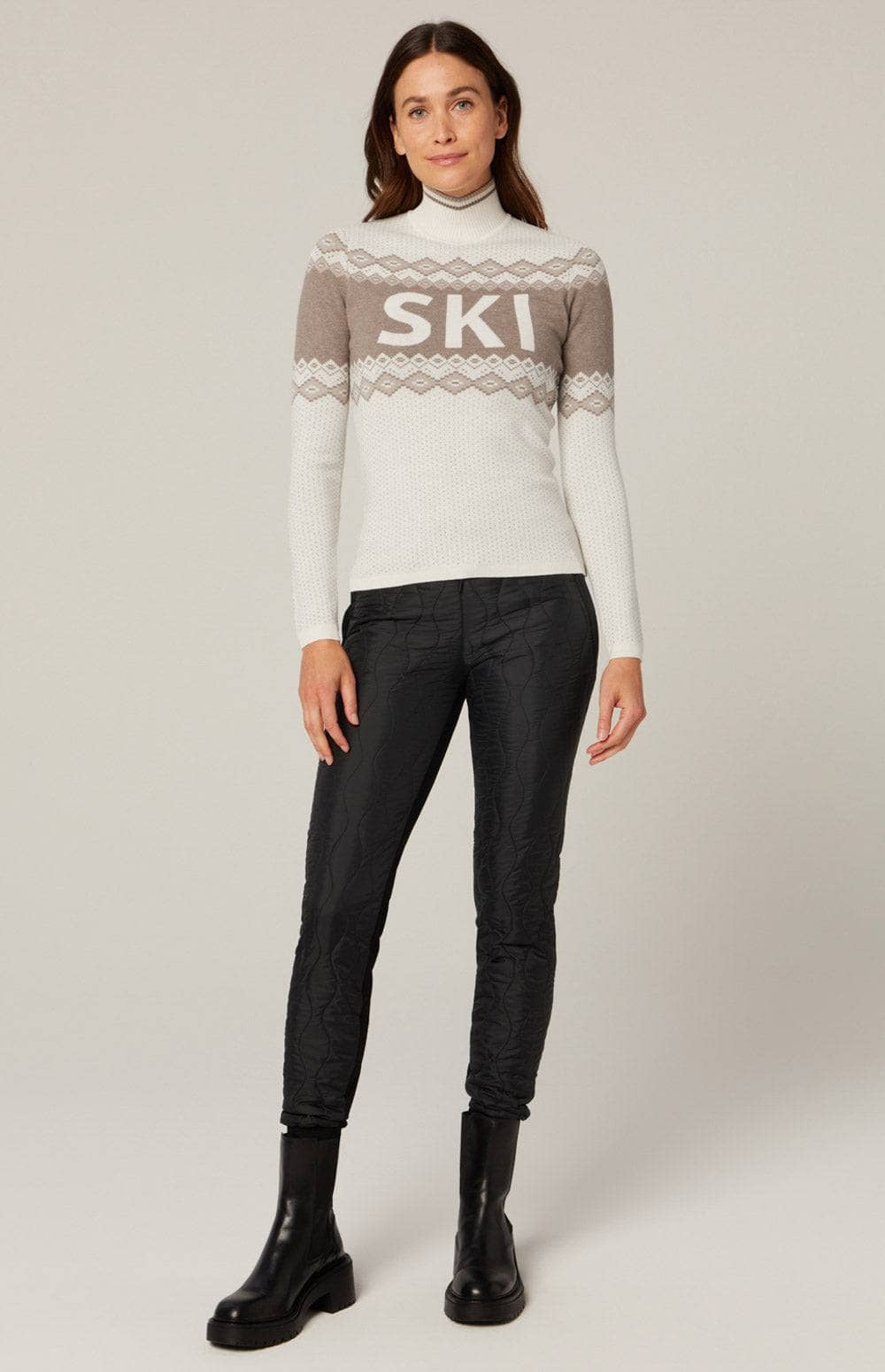 Goldie Mock Neck Sweater, Ivory | Alp N Rock | Women's Top