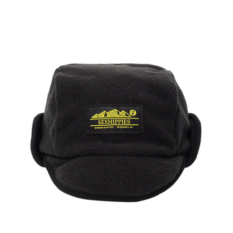 Sexhippies - Pinwheel Welders Stitch Hat - Grey/Forest/Black