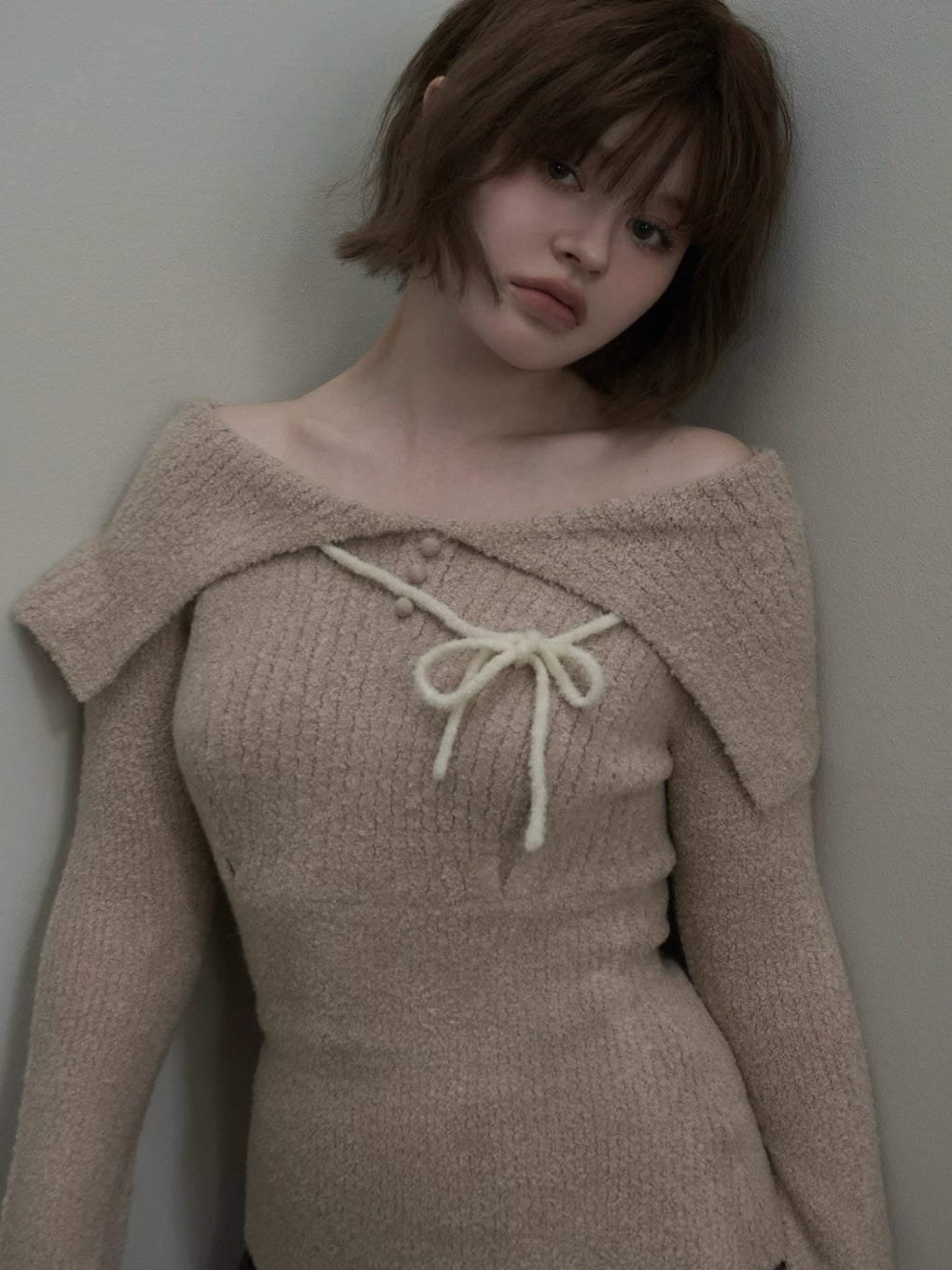 ANDMARY】Flora knit tops