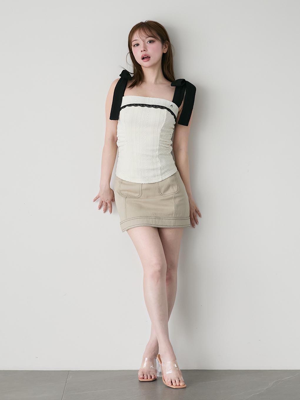 ANDMARY】Samantha ribbon tops