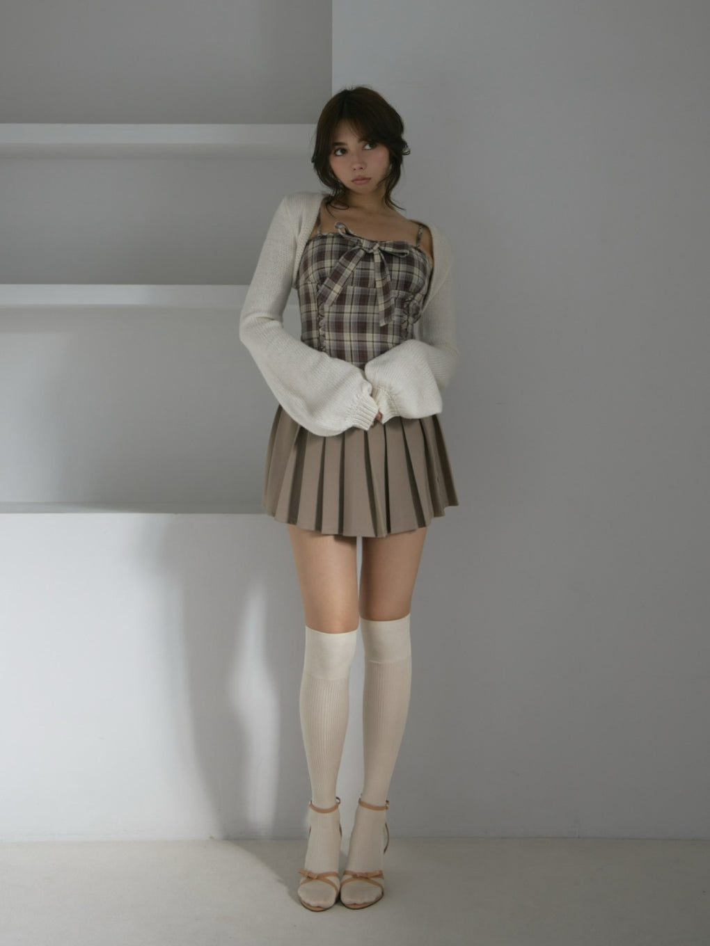 ANDMARY】Tyla ribbon set tops