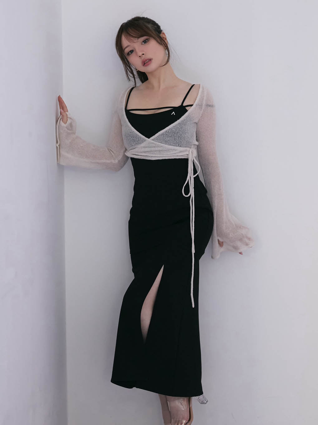 ANDMARY】Clair knit set dress