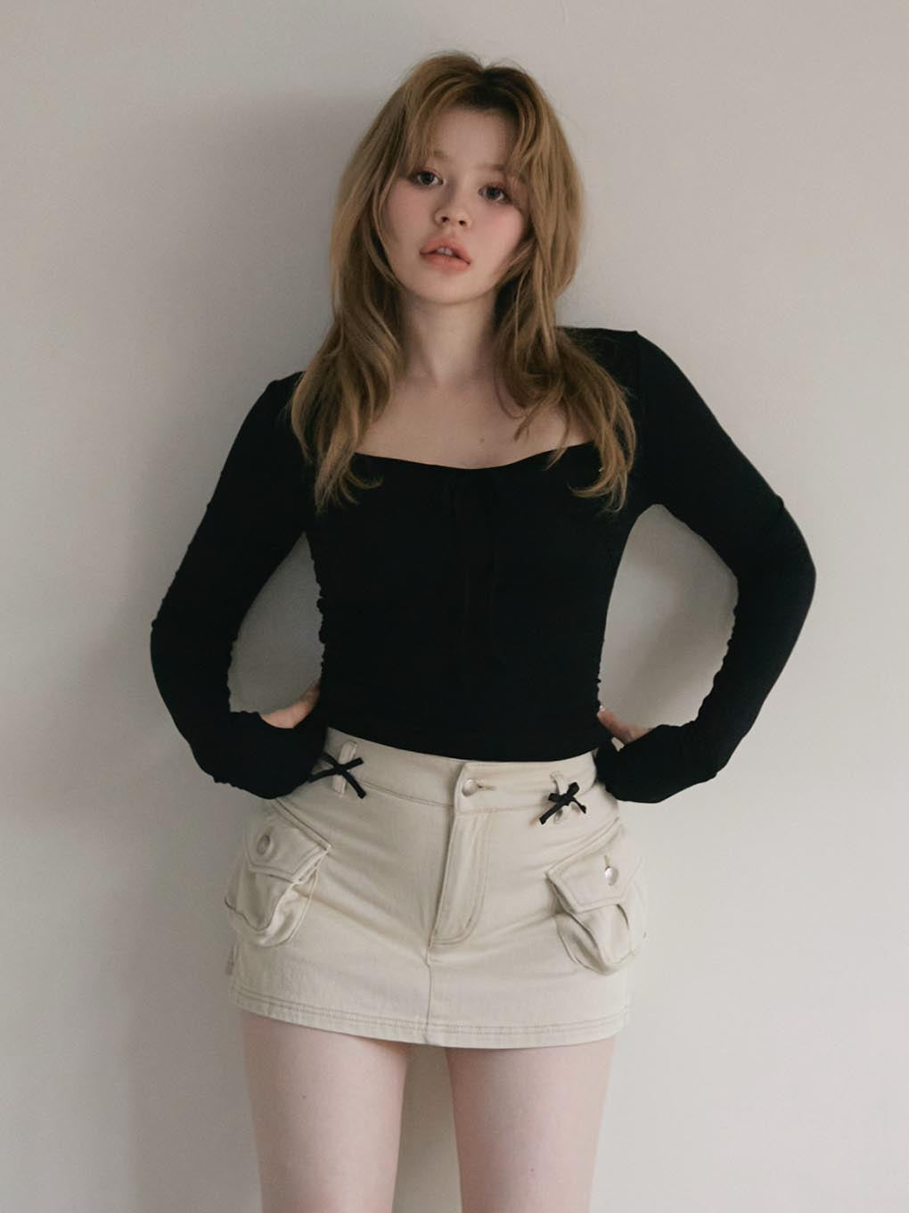 ANDMARY】Dona ribbon tops