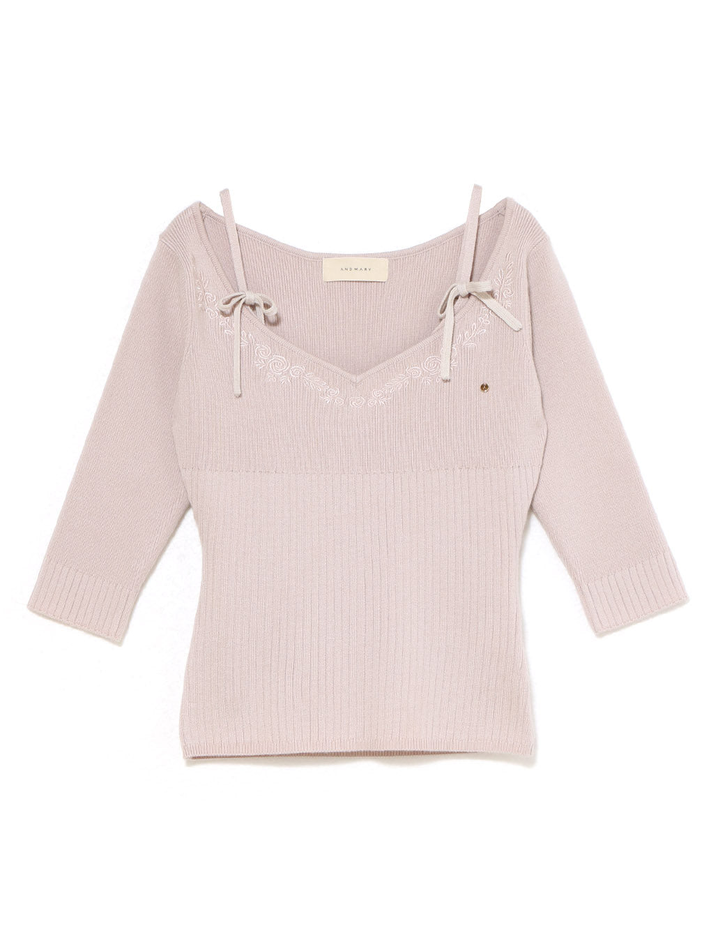 ANDMARY】Bella embroidery set tops