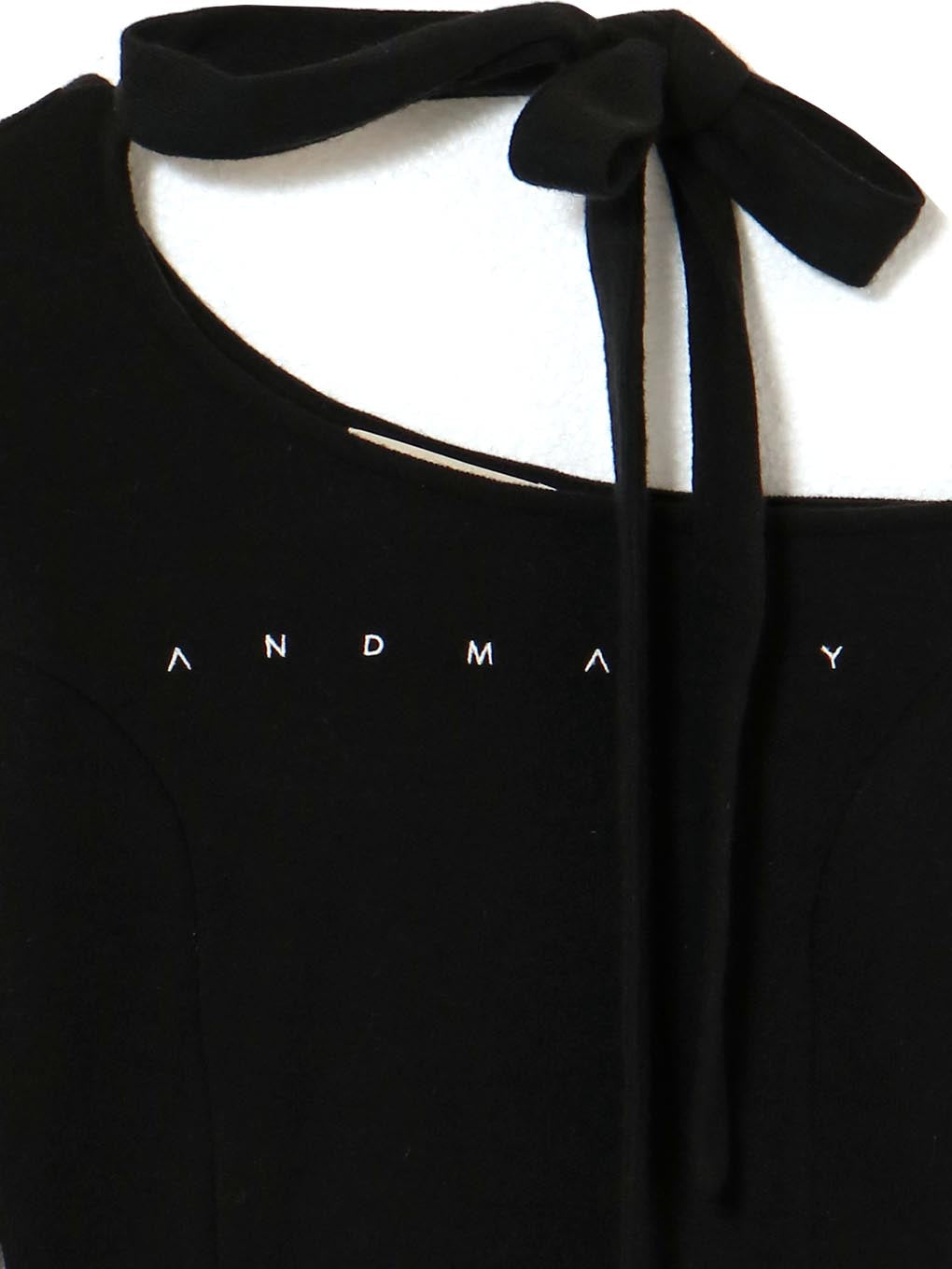 ANDMARY】Nana ribbon oneshoulder tops