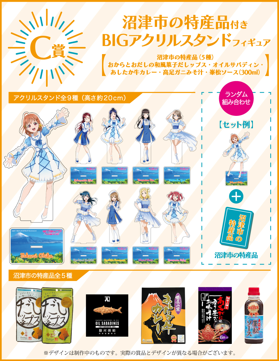 ラブライブ！サンシャイン!!×沼津市 アニふる ふるさと応援くじ