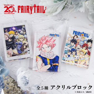 予約:3月上旬以降順次発送】 FAIRY TAIL 原作 アクリルブロック