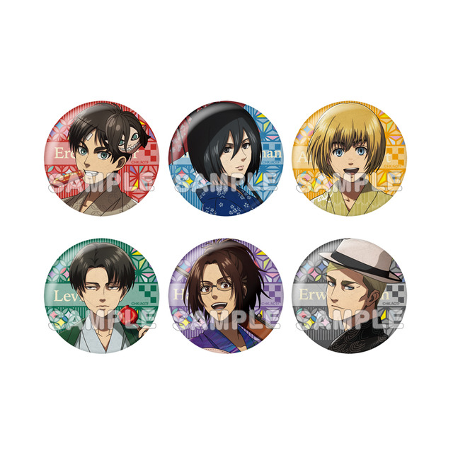 進撃の巨人」エレンやリヴァイが浴衣姿で縁日へ♪ 描きおろしイラスト