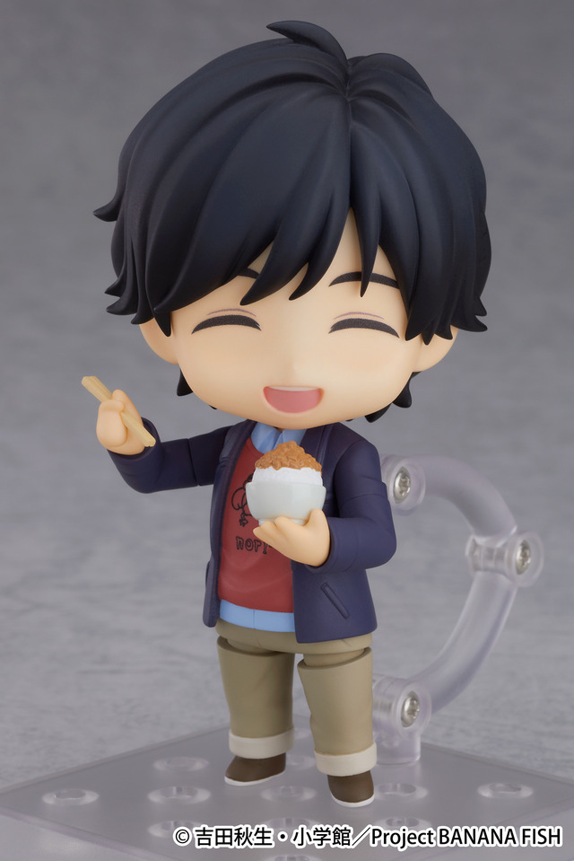 BANANA FISH」奥村英二がねんどろいどに！ “納豆ご飯”付属で日常シーン