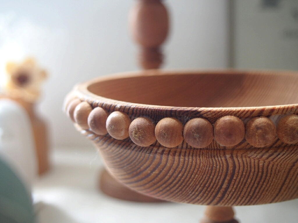 北欧ヴィンテージ雑貨 木製コンポート - a n t e n n a