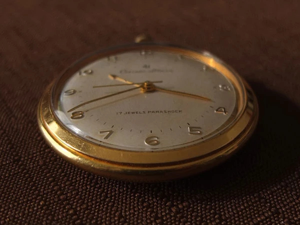 JA-3082| シチズン CITIZEN アラーム 懐中時計 17石 18K GP 共鳴蓋