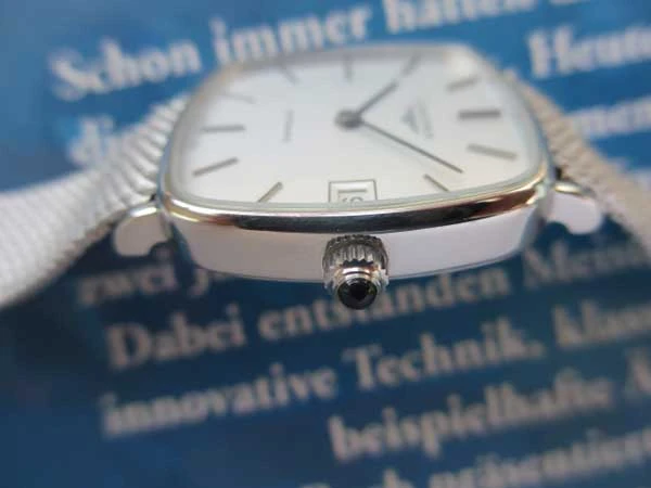 L-2442| ロンジン オートマチック スクエアケース SSメッシュベルト