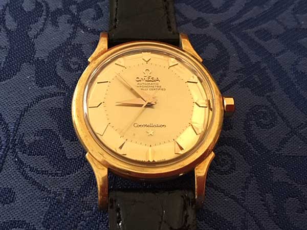 オメガ コンステレーション クロノメーター 18K 自動巻き 楔