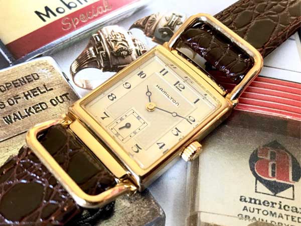 ハミルトン ドライバーズウォッチ レトロシリーズ ツートンダイヤル