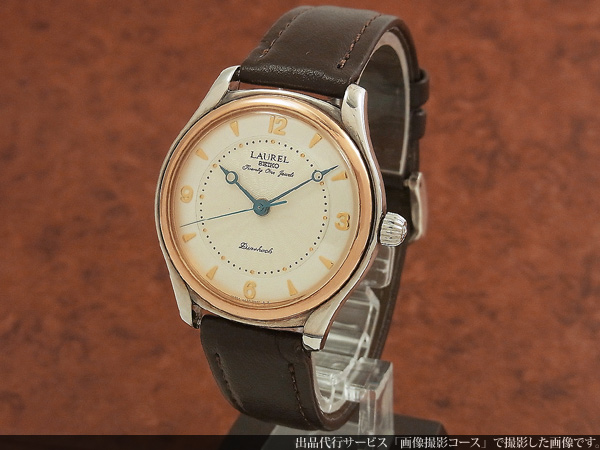 セイコー ローレル SEIKO LAUREL (LJAL600) 銀無垢 ブレゲ 21石 手巻き