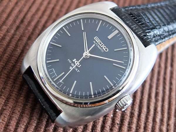 セイコー キングセイコー 5621-7000 自動巻 紺文字盤 美品 SEIKO