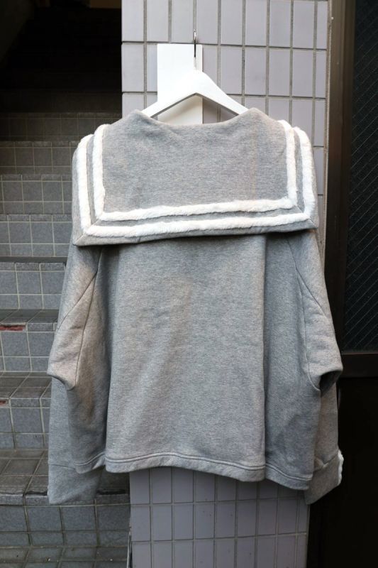 BALMUNG バルムング】セーラースウェットブルゾン グレー