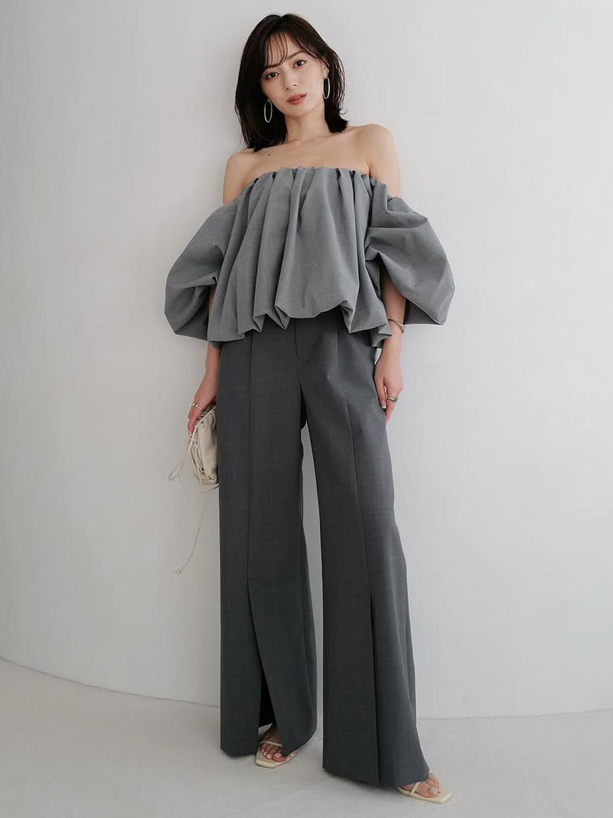 ボリュームバルーントップス