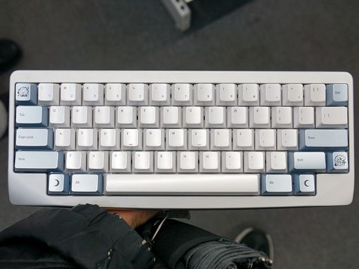 キーボード Agar EC PCwhite + keyria labs pearl tear Agar – KBDfans