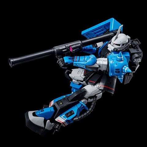 ブルーが輝く専用カラーでプラモデル化！ 「RG 1/144 MS-06R-1A ユーマ