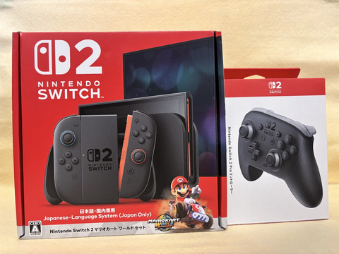 Switch2開封レポート。パッケージが予想以上に小さくてびっくり