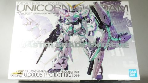 レビュー】「MGEX 1/100 ユニコーンガンダム Ver.Ka」レビュー【前編