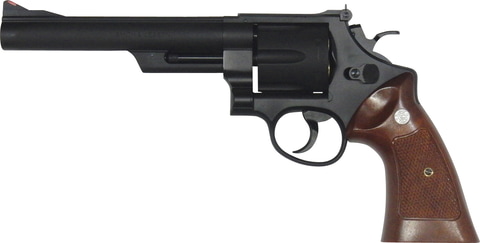 こいつはマグナム44って言って世界一強力な拳銃なんだ。」タナカより